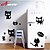 cheap Wall Stickers-AWOO® New Design Cartoon Wall Stickers Home Decor Vinyl Black Cats Stickers For Kids Room Decoration