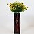 cheap Artificial Flower-Artificial Flowers 1 Branch Pastoral Style Daisies Tabletop Flower