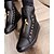olcso Tornacipők férfiaknak-Férfi cipő Bőrutánzat Tavasz Nyár Ősz Tél Kényelmes Fűző Kompatibilitás Hétköznapi Fehér Fekete