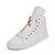 cheap Men&#039;s Sneakers-Men&#039;s Shoes Leatherette Winter Spring Summer Fall Comfort Lace-up for Casual White Black