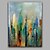 levne Abstraktní malby-Hang-malované olejomalba Ručně malované - Abstraktní evropský styl S rámem / Reprodukce plátna