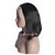 Χαμηλού Κόστους Περούκες από ανθρώπινα μαλλιά-Φυσικά μαλλιά Χωρίς επεξεργασία Ανθρώπινη Τρίχα Δαντέλα Μπροστά Περούκα Κούρεμα καρέ Kardashian στυλ Βραζιλιάνικη Ίσιο Φύση Μαύρο Περούκα 10 inch Γυναικεία Κοντό Μεσαίο Μακρύ / Ίσια