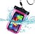 voordelige Mobiele telefoonhoesjes &amp; Screenprotectors-hoesje Voor Universeel S6 edge / S6 Waterbestendig / met venster Buideltas Effen Zacht PC