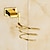 olcso Fürdőszobai polcok-hajszárító tartó kortárs sárgaréz anyag fürdőszoba polc új design falra szerelhető arany 1 db