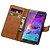 cheap Cell Phone Cases &amp; Screen Protectors-Case For Samsung Galaxy Note 4 Wallet / Card Holder / with Stand Full Body Cases Solid Colored PU Leather