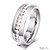 levne Fashion Ring-Široké prsteny Ocel imitace Diamond Módní Barva obrazovky Šperky Párty 1ks