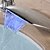 Недорогие Смесители для раковины в ванной-Ванная раковина кран - LED / Водопад Хром Настольная установка Две ручки три отверстияBath Taps