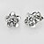 cheap Earrings-Women&#039;s Silver Purple Crystal Stud Earrings Drop Earrings Silver Earrings Jewelry Purple / Silver For 1pc