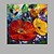 cheap Top Artists&#039; Oil paitings-Oil Painting Hand Painted - Floral / Botanical Pastoral With Stretched Frame