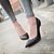halpa Hääkengät-Naiset Kengät Glitter Personoidut materiaalit Kevät Kesä Syksy Piikkikorko Glitterillä Reikäkuvio Käyttötarkoitus Häät Puku Musta Hopea