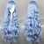 voordelige Lolita-pruiken-Lolita Wigs Sweet Lolita Dress Blue Sweet Lolita Elegant Vacation Dress Lolita Wig 35 inch Cosplay Wigs Solid Colored Wig Halloween Wigs