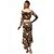 זול הלבשה לריקודי בטן-ריקוד בטן תלבושות בגדי ריקוד נשים ביצועים Chinlon Leopard 2 חלקים עליון חצאית
