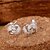 cheap Earrings-Women&#039;s Stud Earrings - Sterling Silver White / Golden For Wedding / Party / Daily