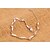 cheap Bracelets-Women&#039;s Chain Bracelet Charm Bracelet Ladies Sterling Silver Bracelet Jewelry White / Purple For Christmas Gifts Wedding Party Daily Casual
