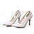 cheap Women&#039;s Heels-Women&#039;s / Girls&#039; Shoes Leatherette Spring / Summer / Fall Basic Pump Stiletto Heel White / Black / Pink / Party &amp; Evening / Dress / Party &amp; Evening