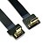 お買い得  HDMIケーブル-FPVのためのミニHDMIのFPCケーブルをターンダウンするcy®のターンダウンマイクロHDMI（0.2メートル）