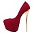 cheap Women&#039;s Heels-Women&#039;s Shoes Fleece Summer / Fall Stiletto Heel / Platform Black / Red / Party &amp; Evening / Dress / Party &amp; Evening