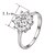 cheap Rings-Women&#039;s Ring Crystal Golden / Silver 18K Gold Plated / Imitation Diamond Ladies / Classic / Birthstones Wedding / Daily / Masquerade Costume Jewelry / Sunflower