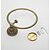 olcso Fürdőszobai kiegészítők-Törülközőtartó gyűrű , Hagyományos Antikolt réz Falra rögzített