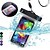 cheap Cell Phone Cases &amp; Screen Protectors-Case For Universal S6 edge / S6 Waterproof / with Windows Pouch Bag Solid Colored Soft PC