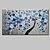 olcso Virág-/növénymintás festmények-花卉 油画 mt160051hand festett absztrakt táj modern nyíló virágok kés olaj, vászon kész lógni egy panel