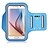 preiswerte Handyhüllen &amp; Bildschirm Schutzfolien-Hülle Für Universell S6 edge / S6 / S5 mit Sichtfenster / Armband Armband Solide Weich Textil