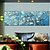 tanie Obrazy olejne-Hang-Malowane obraz olejny Ręcznie malowane - Martwa natura Nowoczesny Fason europejski Naciągnięte płótka / Trzy panele / Rozciągnięte płótno