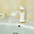 Χαμηλού Κόστους Βρύσες Νιπτήρα Μπάνιου-Μπάνιο βρύση νεροχύτη - Καταρράκτης Βαμμένα τελειώματα Αναμεικτικές με ενιαίες βαλβίδες Ενιαία Χειριστείτε μια τρύπαBath Taps / Ορείχαλκος
