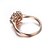 cheap Rings-Women&#039;s Ring Crystal Golden / Silver 18K Gold Plated / Imitation Diamond Ladies / Classic / Birthstones Wedding / Daily / Masquerade Costume Jewelry / Sunflower