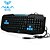 ieftine Tastaturi-Aula ergonomice multimedia de jocuri USB tastatură cu fir (negru)