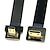 お買い得  HDMIケーブル-FPVのためのミニHDMIのFPCケーブルをターンダウンするcy®のターンダウンマイクロHDMI（0.2メートル）
