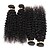 cheap Natural Color Hair Weaves-3 Bundles Hair Weaves Peruvian Hair Kinky Curly Curly Weave Human Hair Extensions Human Hair Natural Color Hair Weaves / Hair Bulk 8-24 inch High Quality / 10A