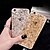 cheap Cell Phone Cases &amp; Screen Protectors-Case For Apple iPhone X / iPhone 8 Plus / iPhone 8 Transparent Back Cover Glitter Shine Soft TPU