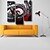halpa Abstraktit taulut-Hang-Painted öljymaalaus Maalattu - Abstrakti Moderni Sisällytä Inner Frame / 3 paneeli / Venytetty kangas