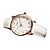 cheap Fashion Watches-SINOBI Women&#039;s Fashion Watch Quartz Leather White 30 m Water Resistant / Waterproof Analog White