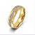 Χαμηλού Κόστους Μοδάτο Δαχτυλίδι-Βέρες Ατσάλι 18K χρυσό απομίμηση διαμαντιών Μοντέρνα Χρώμα Οθόνης Κοσμήματα Πάρτι 1pc