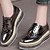 cheap Women&#039;s Oxfords-Women&#039;s Platform / Creepers Lace-up Patent Leather Spring / Summer / Fall White / Black / Party &amp; Evening