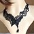 cheap Necklaces-Women&#039;s Choker Necklace Gothic Jewelry Butterfly Animal Ladies Tattoo Style Gothic Fashion Lace White Black Necklace Jewelry For Wedding Party Daily Casual / Tattoo Choker Necklace