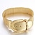 cheap Bracelets-Net Wire Belt Wide Band Gold Plated 316L Stainless Steel Bracelets 1pc