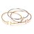 cheap Bracelets-Cuff Bracelet Ladies Simple Unique Design Party Work 18K Gold Plated Bracelet Jewelry Gold / Silver / Rose Gold For Christmas Gifts / Stainless Steel