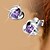 olcso Fülbevalók-Női Fülbevaló Díszgomb fülbevalók Ezüst Kristály
