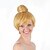 Χαμηλού Κόστους Περούκες μεταμφιέσεων-Συνθετικές Περούκες Ίσιο Στυλ Χωρίς κάλυμμα Περούκα Ξανθό Συνθετικά μαλλιά Γυναικεία Περούκα