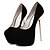 cheap Women&#039;s Heels-Women&#039;s Shoes Fleece Summer / Fall Stiletto Heel / Platform Black / Red / Party &amp; Evening / Dress / Party &amp; Evening