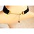 cheap Necklaces-Women&#039;s Choker Necklace Gothic Jewelry Synthetic Ruby Synthetic Gemstones Flannelette Choker Necklace Gothic Jewelry , Wedding Party