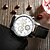 cheap Watches-Fashion Business Stainless Steel Leather Men‘s Watch Wrist Watch Cool Watch Unique Watch