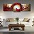 cheap Top Artists&#039; Oil paitings-Ready to Hang Hand-Painted Oil Painting Canvas Three Panels 68&quot;x24&quot; Wall Art Modern Abstract Brown Red