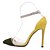 olcso Női magas sarkú cipők-Női Cipő Gyapjú Nyár Ősz Stiletto Kompatibilitás Ruha Party és Estélyi Fekete Sárga