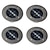 Недорогие Солнечные струнные светильники-набор из 4 открытый белый солнечной нержавеющей стали 3-главе кирпича круглый настил свет лампы первом