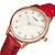 cheap Fashion Watches-SINOBI Women&#039;s Fashion Watch Quartz Leather Red 30 m Water Resistant / Waterproof Calendar / date / day Analog Elegant - Red