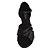 cheap Latin Shoes-Women&#039;s Dance Shoes Latin Shoes Sandal Buckle Customized Heel Customizable Black / Satin